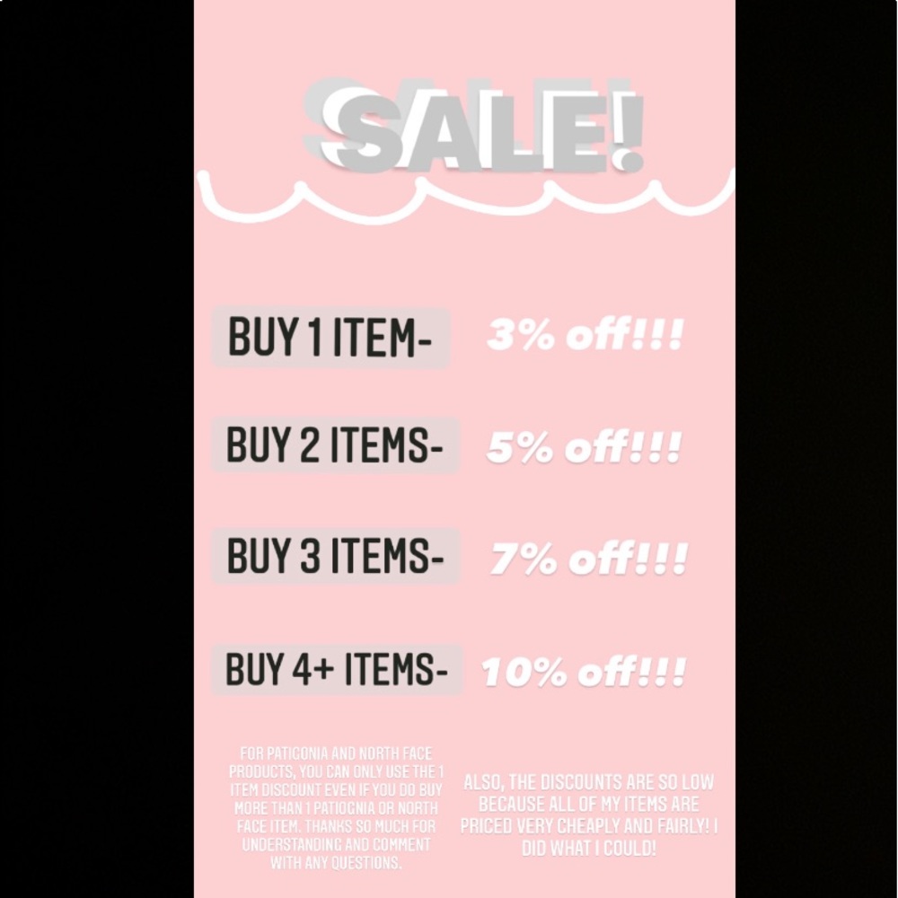 SALE!!!!